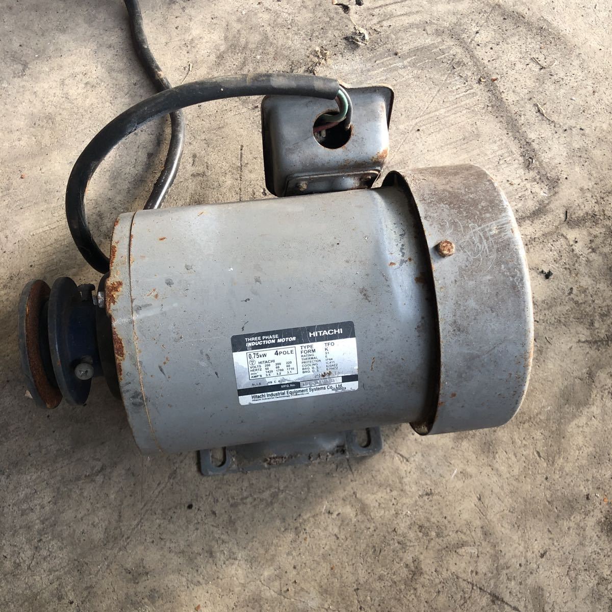 TFO-K 4P 0.75kW Hitachi HITACHI 日立産機システム Motor | 0.75kw 4