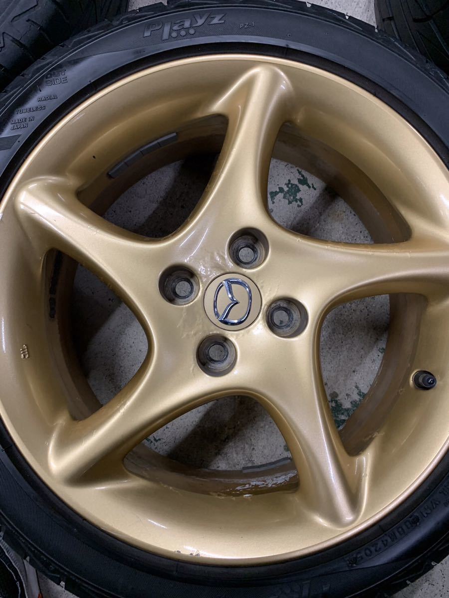 マツダ ロードスター 純正ホイール 16インチ NB8C 希少ゴールド 6.5J 