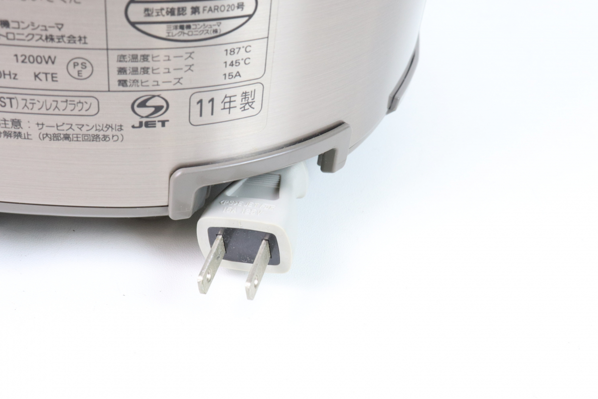 通電OK SANYO ECJ-CH10NX サンヨー かまど味 発芽玄米圧力炊飯器 11年 