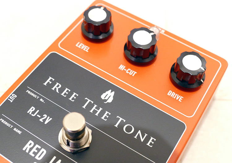 FREE THE TONE RED JASPER RJ-2V☆ローゲインドライブペダル The Tone