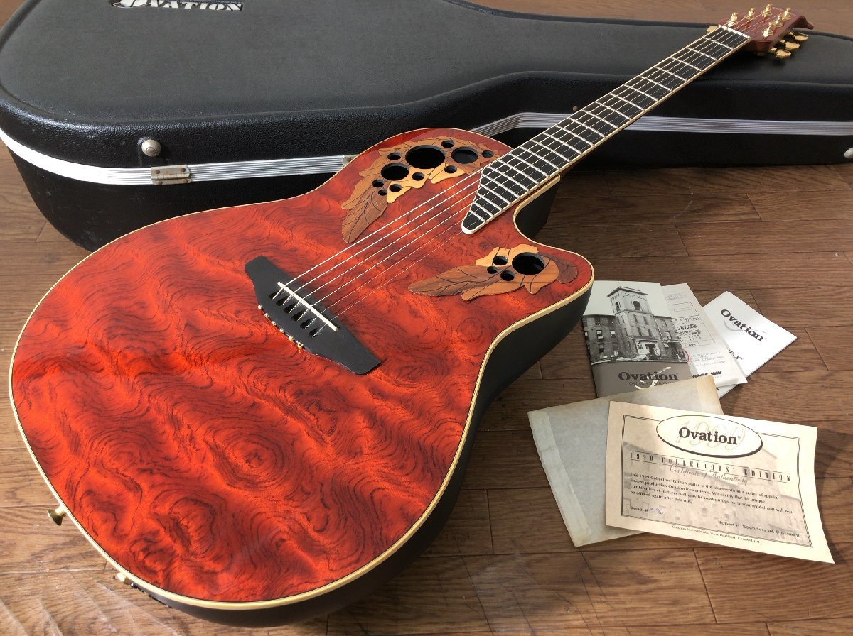 11169】ovation CC257 オベーション エレアコ サンバースト