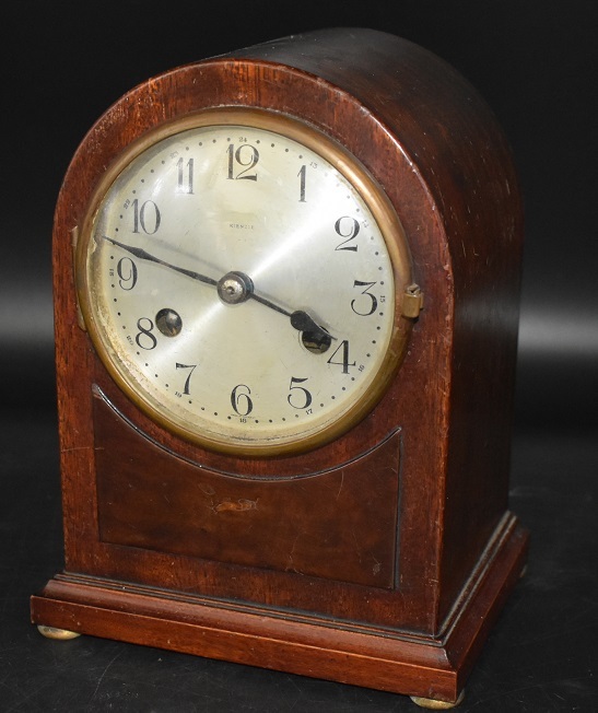 MIKIMOTOシェル型トラベルラッカーパールクロック ブルー MIKIMOTO