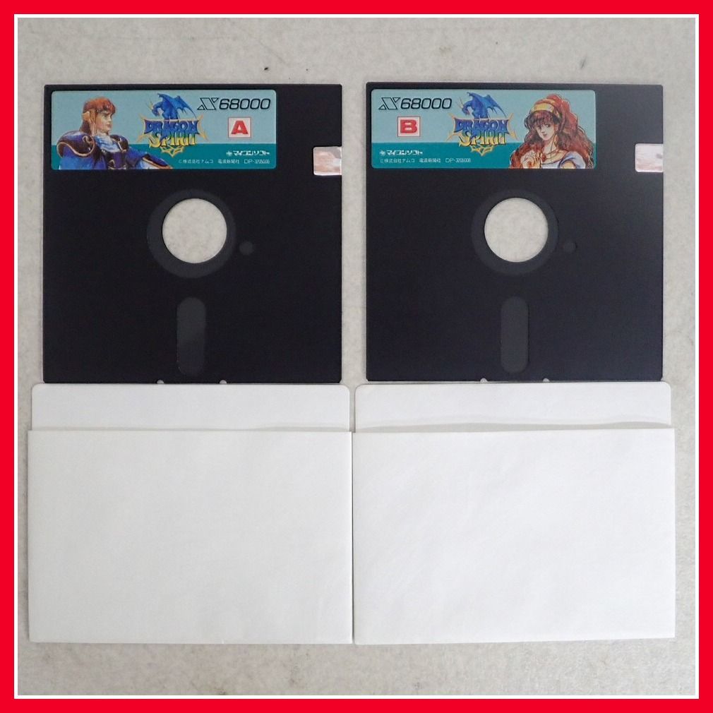 ◇X68000 5インチFD DRAGON SPIRIT ドラゴンスピリット namco DEMPA