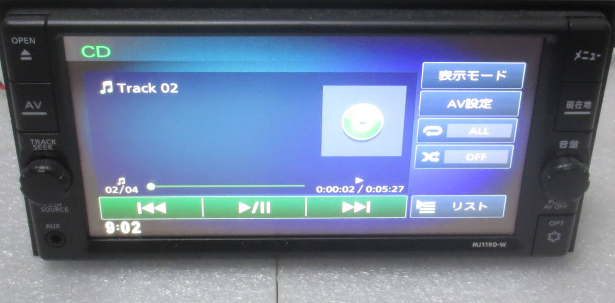 MJ119D-W - 日産 セキュリティ解除済み Bluetooth対応 Yahoo