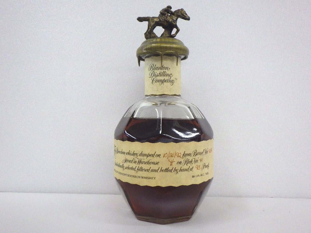 古酒 未開栓 Blanton's ブラントン 1992年 SINGLE BARREL シングル