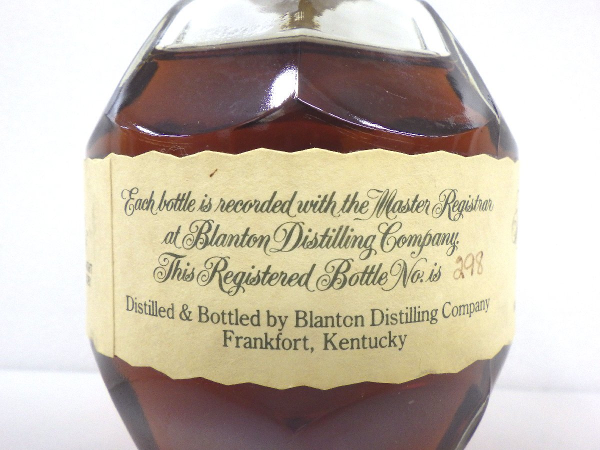 古酒 未開栓 Blanton's ブラントン 1992年 SINGLE BARREL シングル
