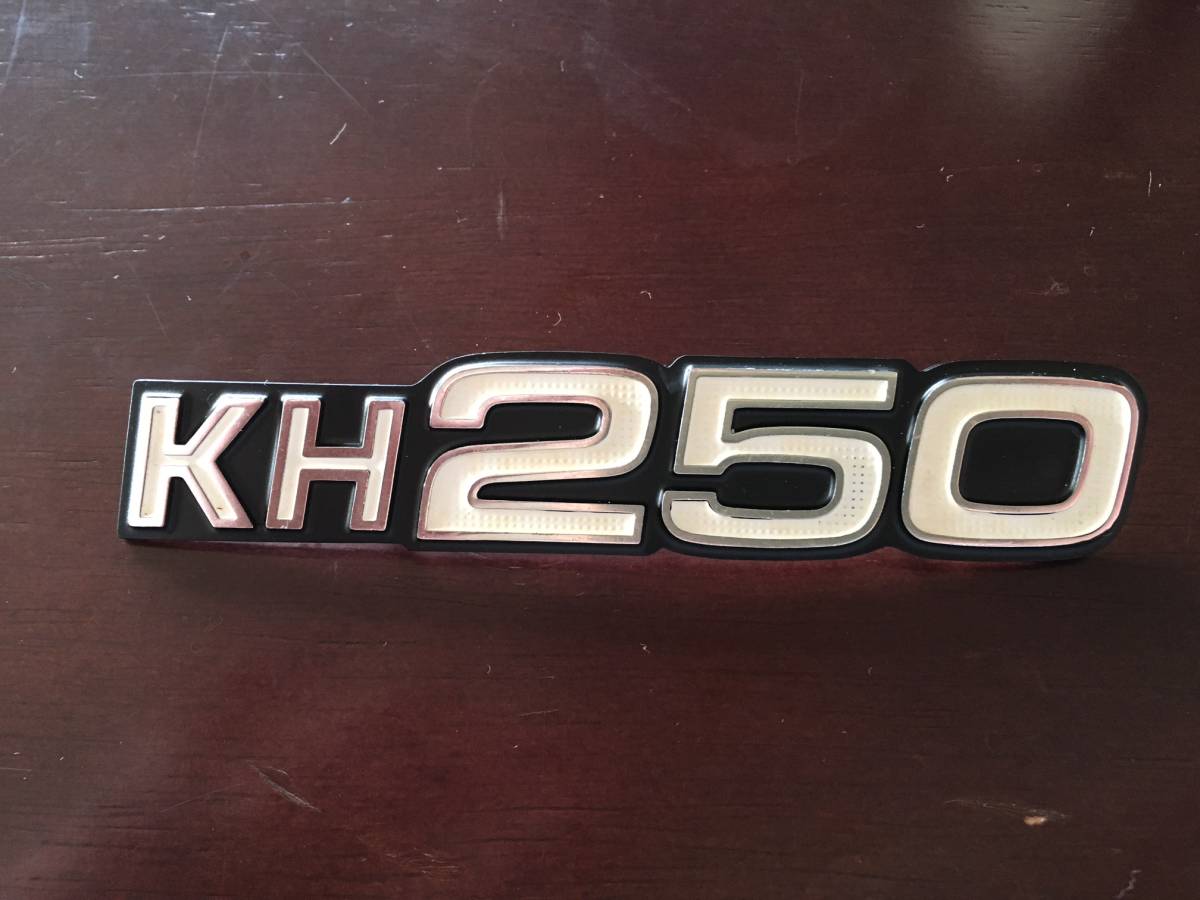 サイドカバーエンブレム HOT\u0026COOL KH400サイドカバーエンブレム 