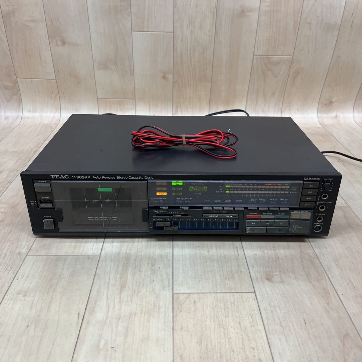良品】TEAC ティアック カセットデッキ V-909RX TEAC V-909RX Auto