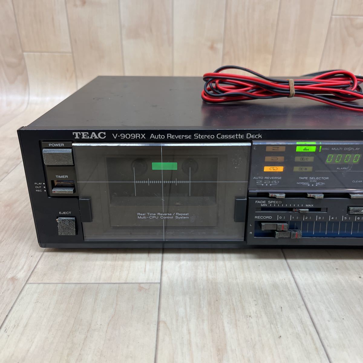 良品】TEAC ティアック カセットデッキ V-909RX TEAC V-909RX Auto