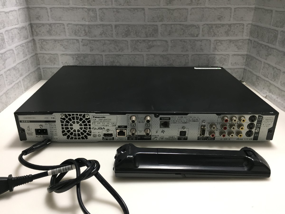 パナソニック ブルーレイレコーダー BMR-BW730 付属品及び動作確認品