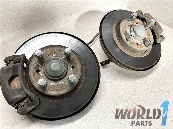 シルビア フロント ナックル ローター 4穴 純正 S13 180SX 4穴 フロント・ハブナックル右・R4穴・ABS有り車用 180SX