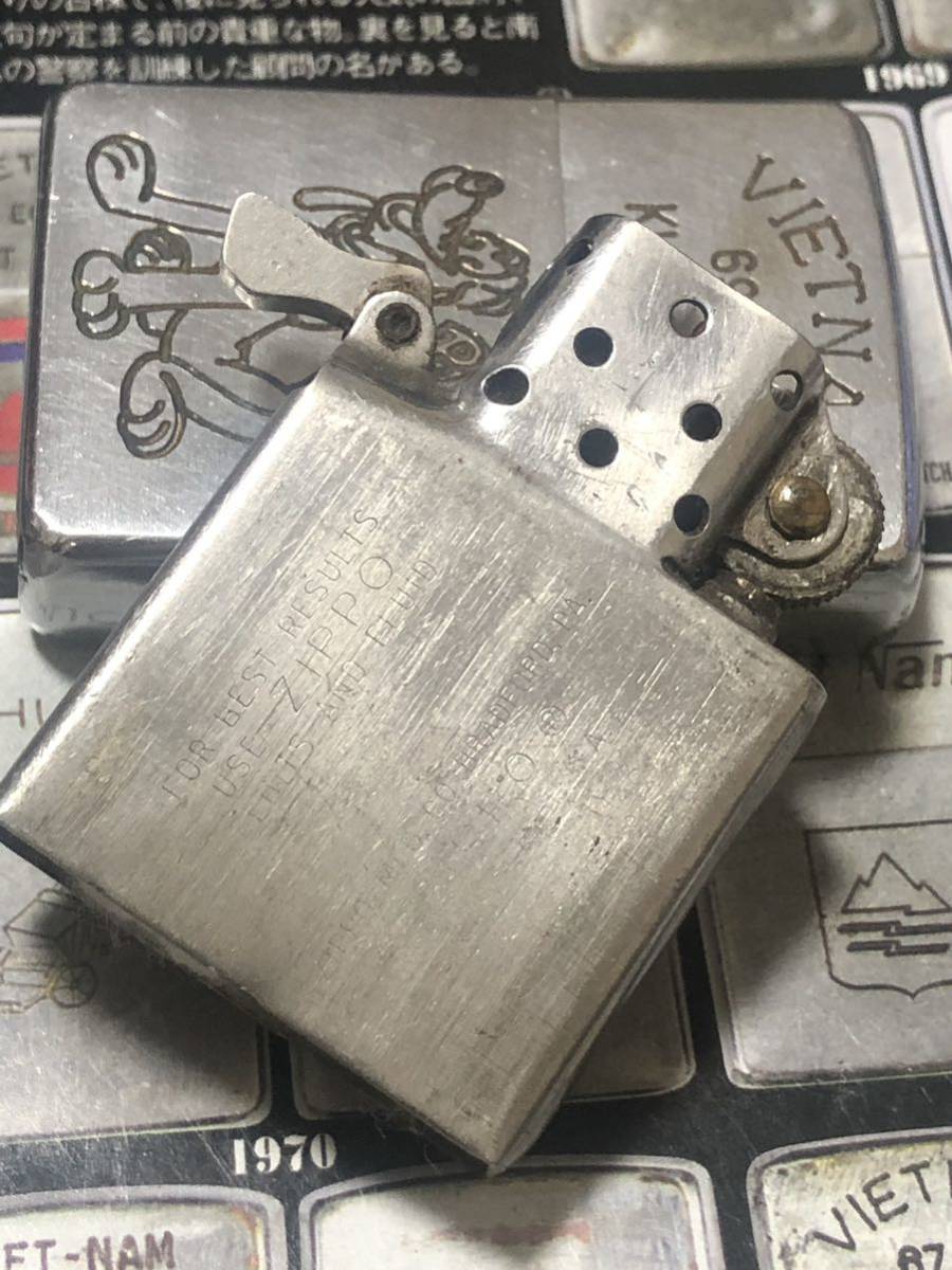 ベトナムZIPPO】本物 1969年製ベトナムジッポー「プルート」ディズニー 
