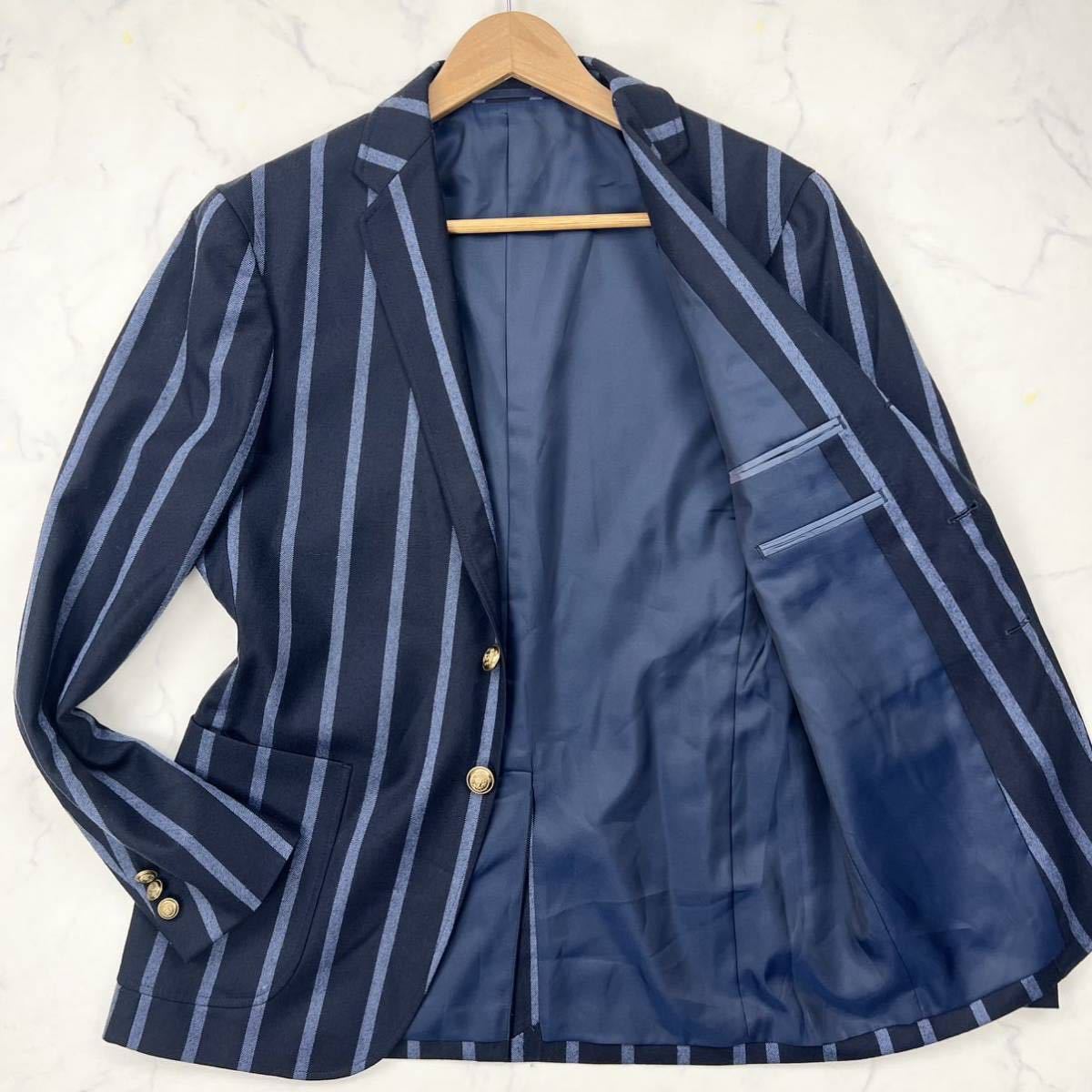 Sumi　美品 Green Label Relaxing 金ボタン 紺ブレ 金ボタン 紺ブレ ARROWS ビジネス オフィス SONS（ユナイテッド