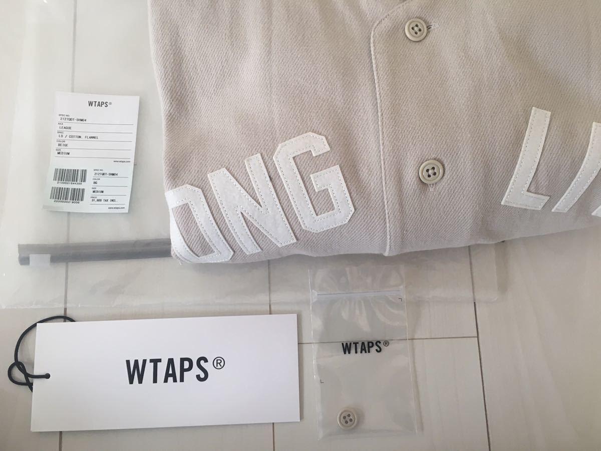 wtaps LEAGUE ⁄ LS ⁄ COTTON. FLANNEL シャツWTAPS LEAGUE ⁄ LS