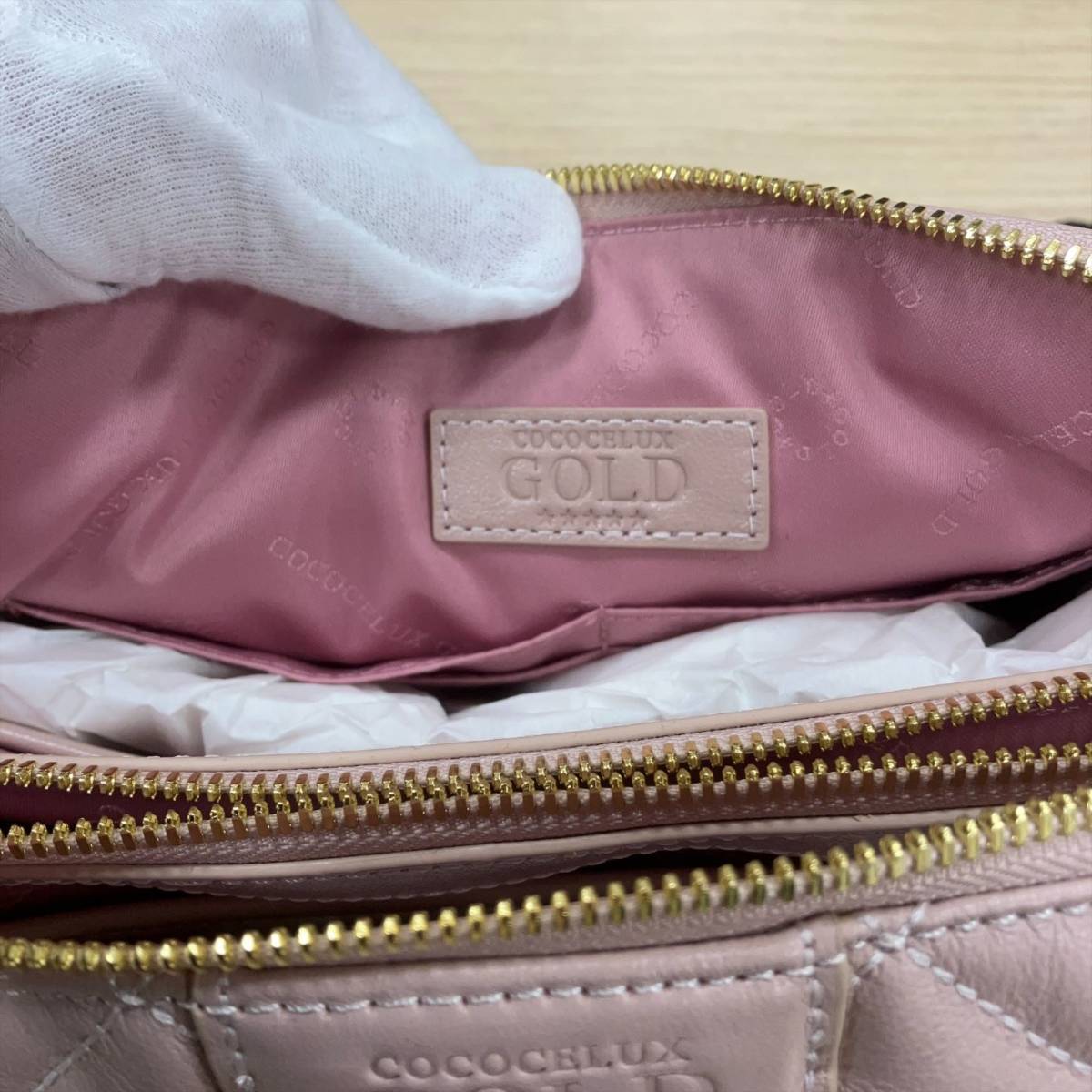 COCOCELUX cococelux GOLD ショルダーバッグ gold GOLDの新品フリマ 