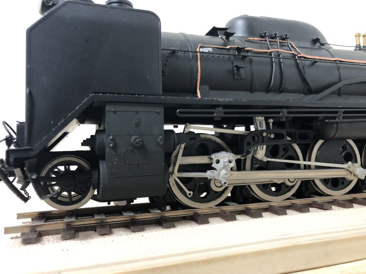 1円〜D511161蒸気機関車】D51 デゴイチ 鉄道 模型 中古品 線路付き