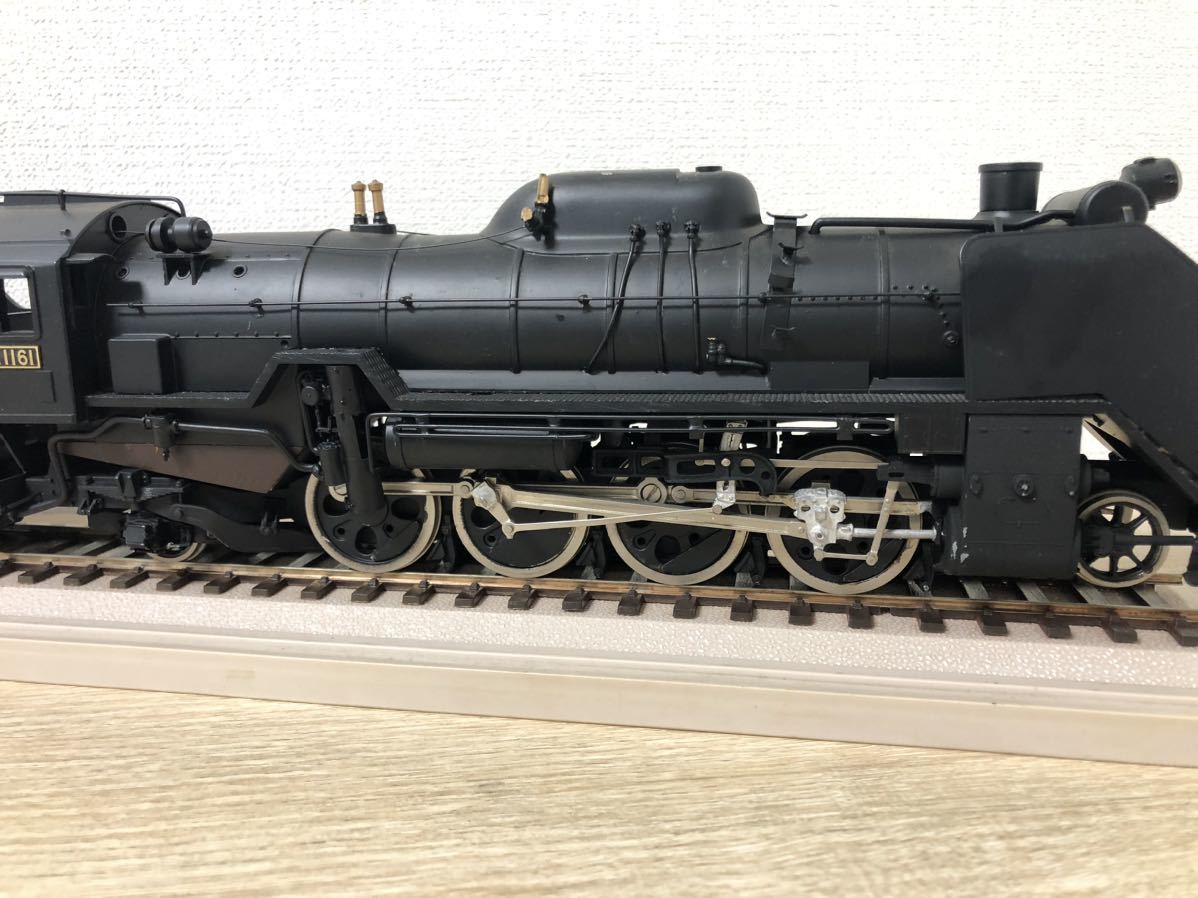 1円〜D511161蒸気機関車】D51 デゴイチ 鉄道 模型 中古品 線路付き