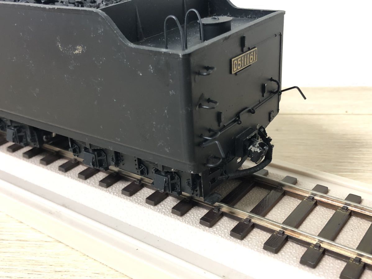 1円〜D511161蒸気機関車】D51 デゴイチ 鉄道 模型 中古品 線路付き