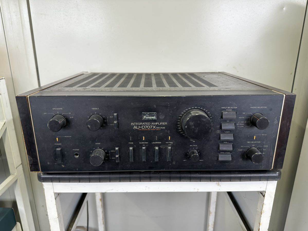 現状品 SANSUI AU-D707X DECADE プリメインアンプ サンスイ 山水電気