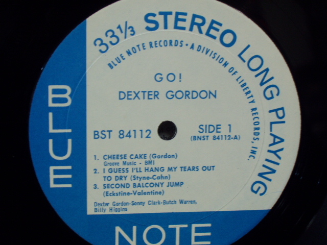 デクスターゴードン　USオリジナル盤レコード　ヴァンゲルダー刻印 デクスター・ゴードン Dexter Gordon (The Van Rudy デクスター