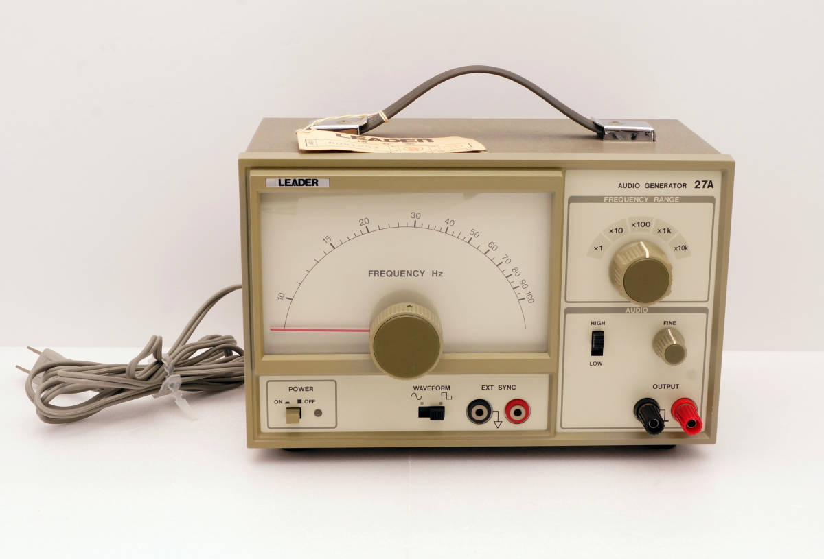 LEADER AUDIO GENERATOR 低周波発振器 Leader LAG-26 オーディオ 