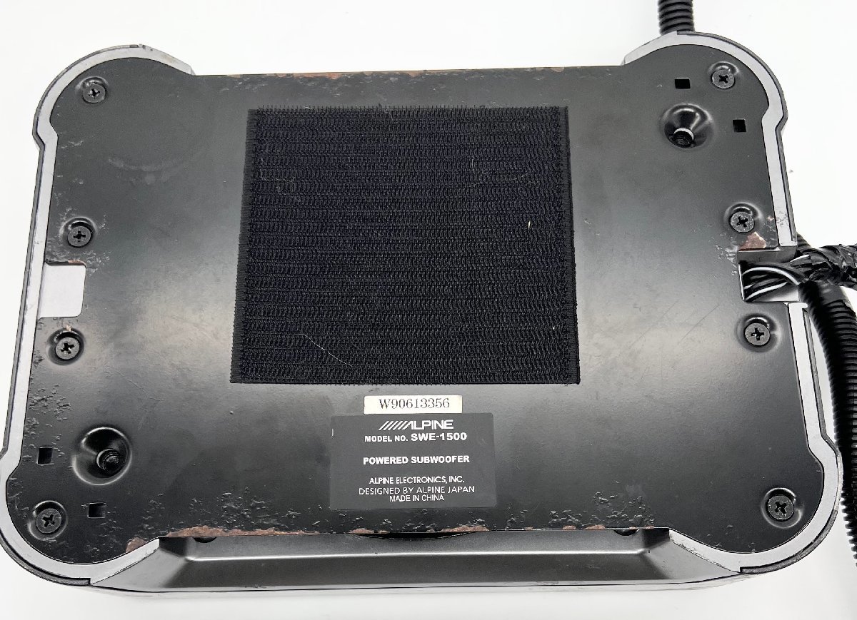 アルパイン SWE-1500 サブウーファー-woofer MXE-M151CKD アンプ