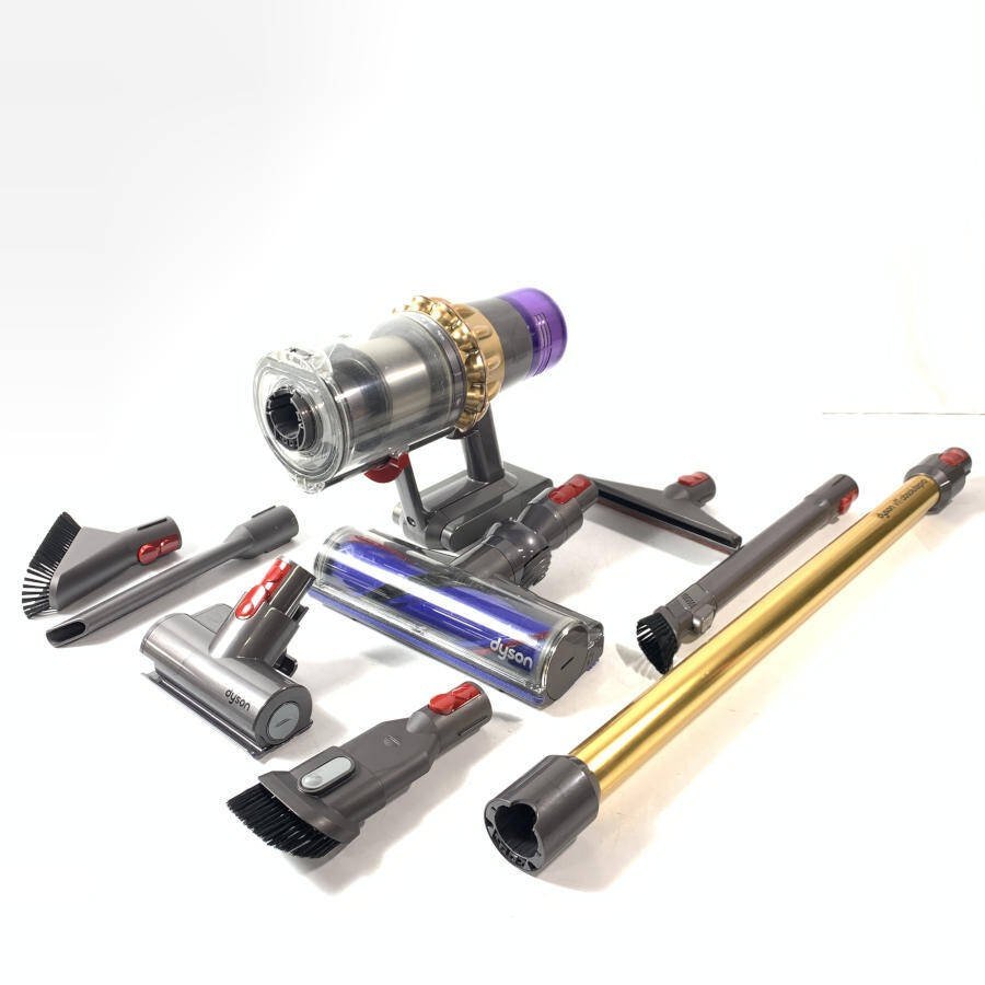dyson SV14 コードレスクリーナー 隙間ノズル 布団ツール ハードブラシ ソフトブラシ(長・短) 小型回転ブラシ 充電スタンド付＊ジャンク品