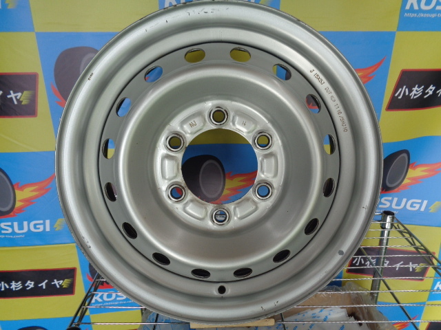 トヨタ カムロード純正スチール 5J-15 6H139.7 中古ホイール 神奈川県