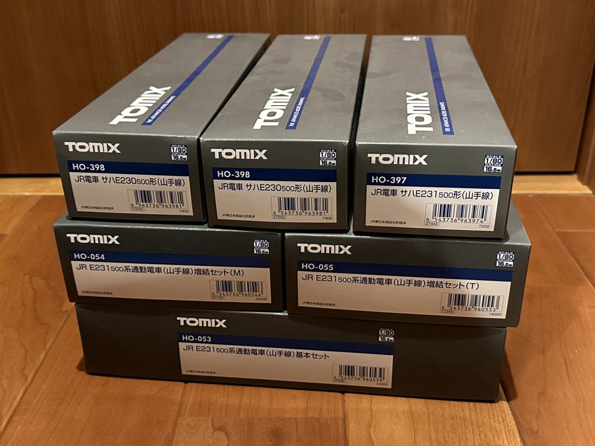 TOMIX HO E231系500番台 山手線　11両セット