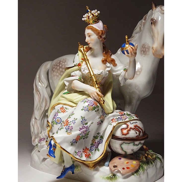 慶應◇世界的名窯【MEISSEN マイセン】 エバーライン原型 磁器人形
