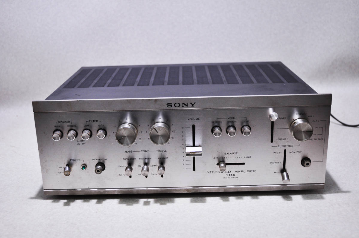お買い得，送料無料 R41207 SONY ソニー プリメインアンプ TA-1140(ソニー)｜売買されたオークション情報、yahooの商品情報をアーカイブ公開 - オークファン ソニー
