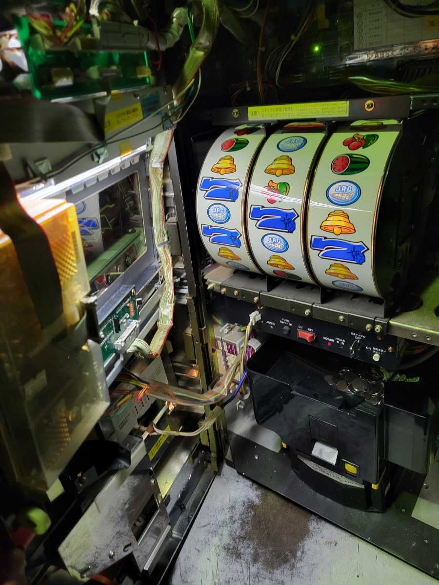 スペースバニー2002(オリンピア)4号機 パチスロ実機 レア レトロ AT機 