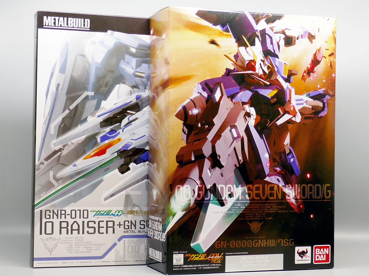 新品未開封品1/4フィギュア METAL BUILD ダブルオーガンダムセブンソード/G & オーライザー+GN