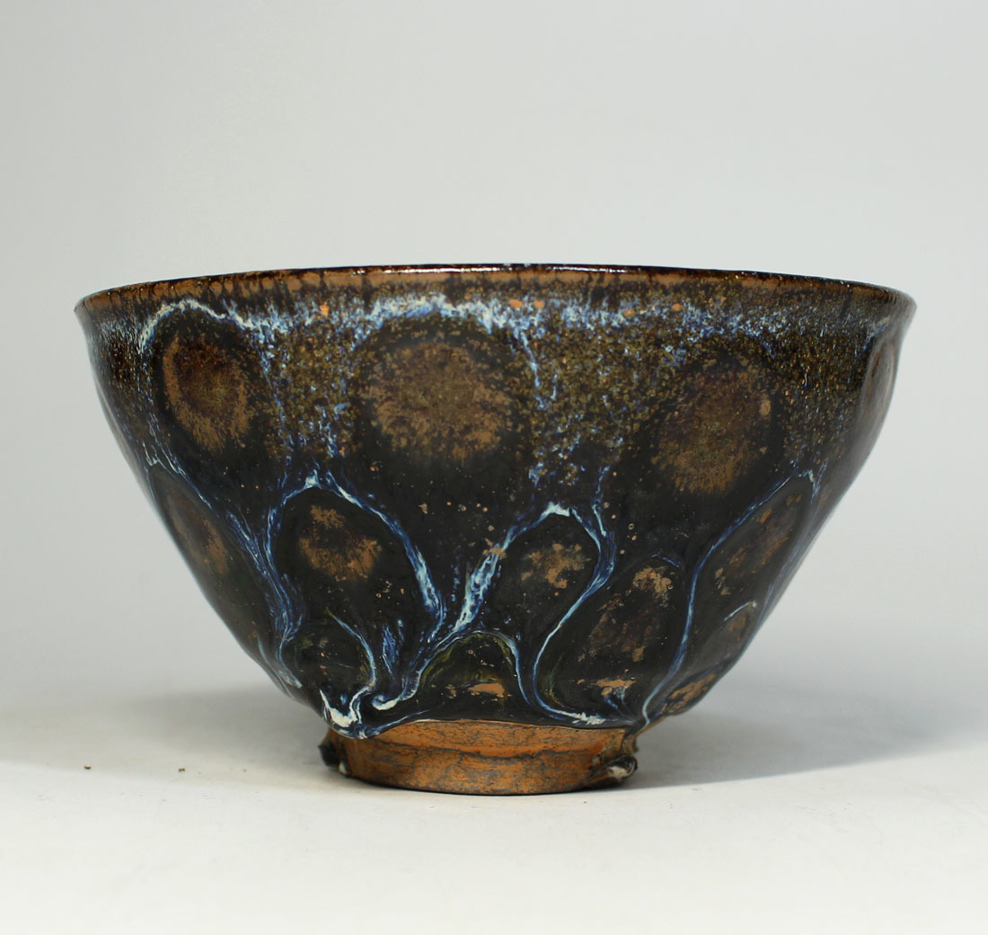 秘蔵品 建窯窯変天目茶碗・宋時代 中国古玩