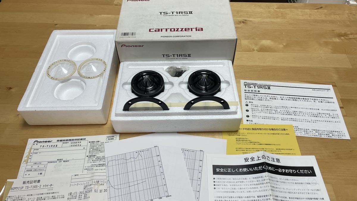カロッツェリア ツィーター TS-T1RSII carrozzeria ⁄ | TS-T1RSⅡ