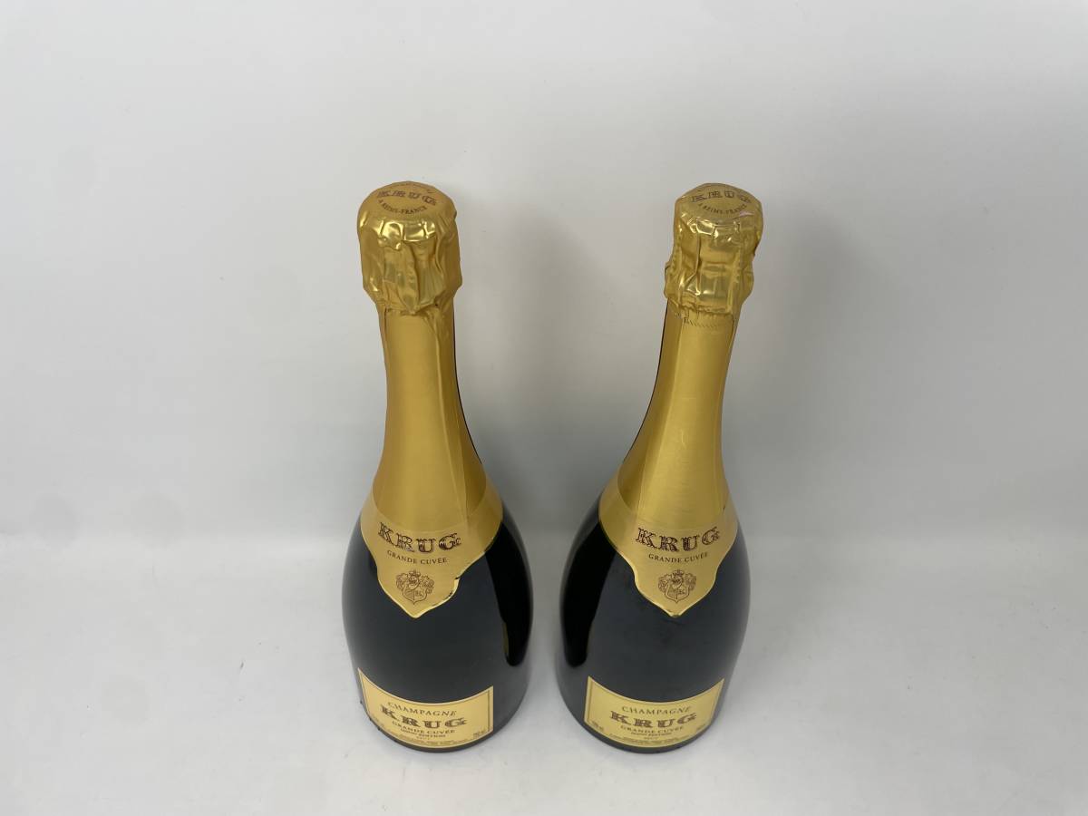 1円スタート 【未開栓/2本まとめ売り】KRUG GRANDE CUVEE クリュッグ 