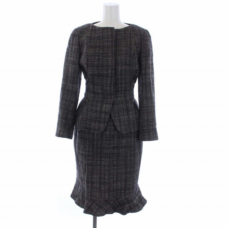 マックスマーラ MAX MARA ツイードスーツ セットアップ 上下 ノー