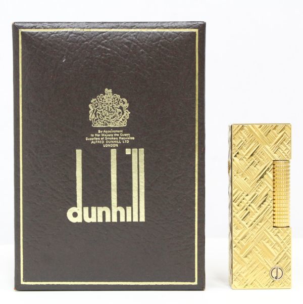 新作，得価 ダンヒル dunhill ガスライター／火花確認済 箱付き ゴールドカラー 金色 喫煙具 タバコ 煙草 現状品 2212-K0044V NT(ダンヒル)｜売買されたオークション情報、yahooの商品情報をアーカイブ公開 - ダンヒル