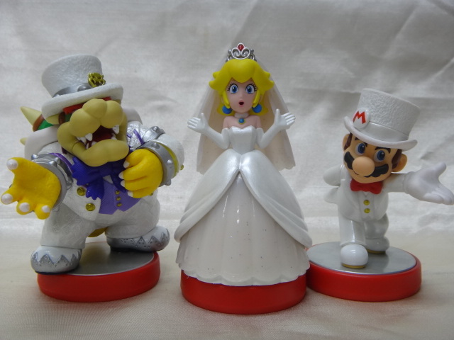 未開封]amiiboマリオトリプルウェディングセット(マリオ⁄ピーチ⁄クッパ 
