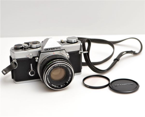 S000L99T//OLYMPUS オリンパス 一眼レフフィルムカメラ OM-1 / レンズ