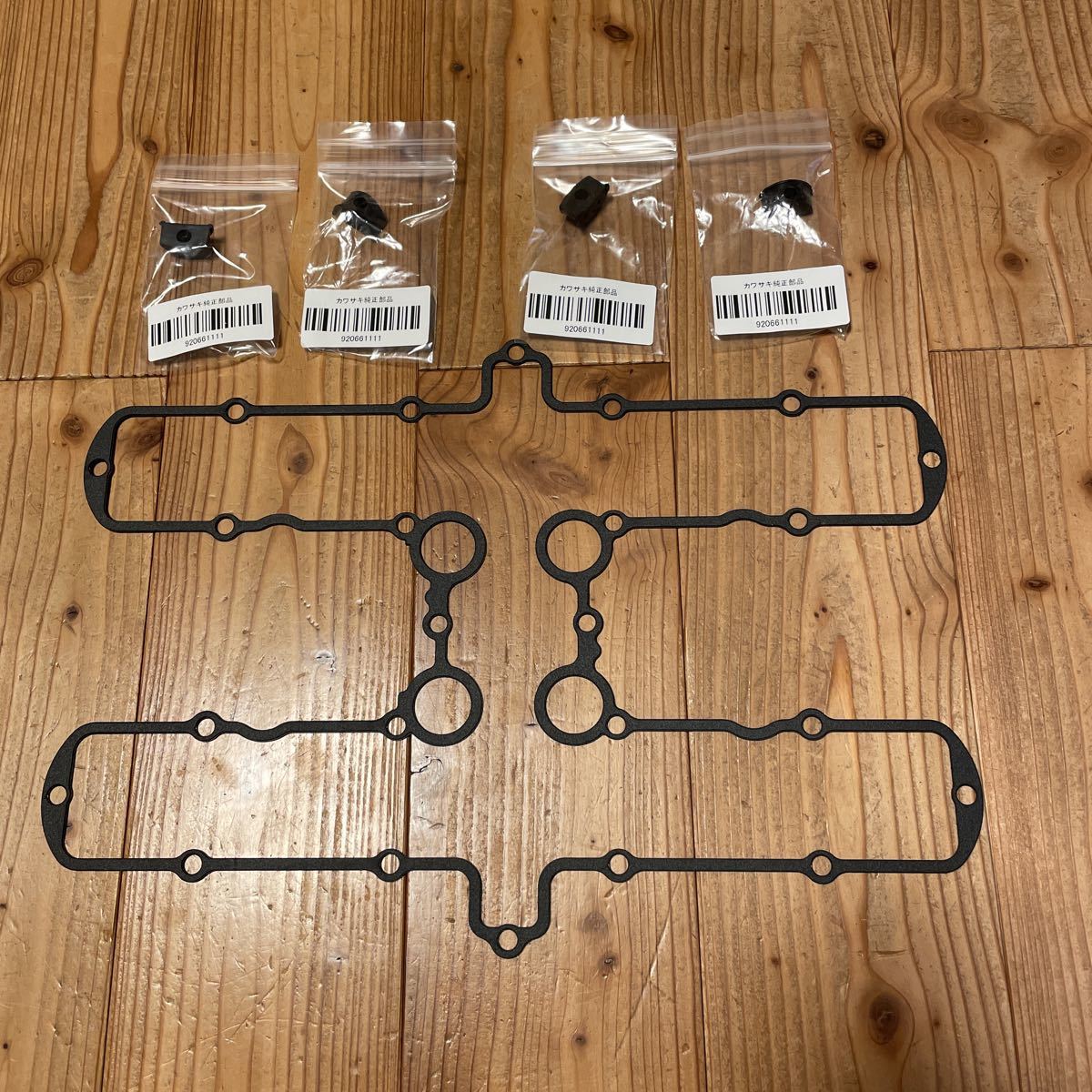 カワサキ純正新品 ゼファーΧ ヘッドカバーガスケットセット 