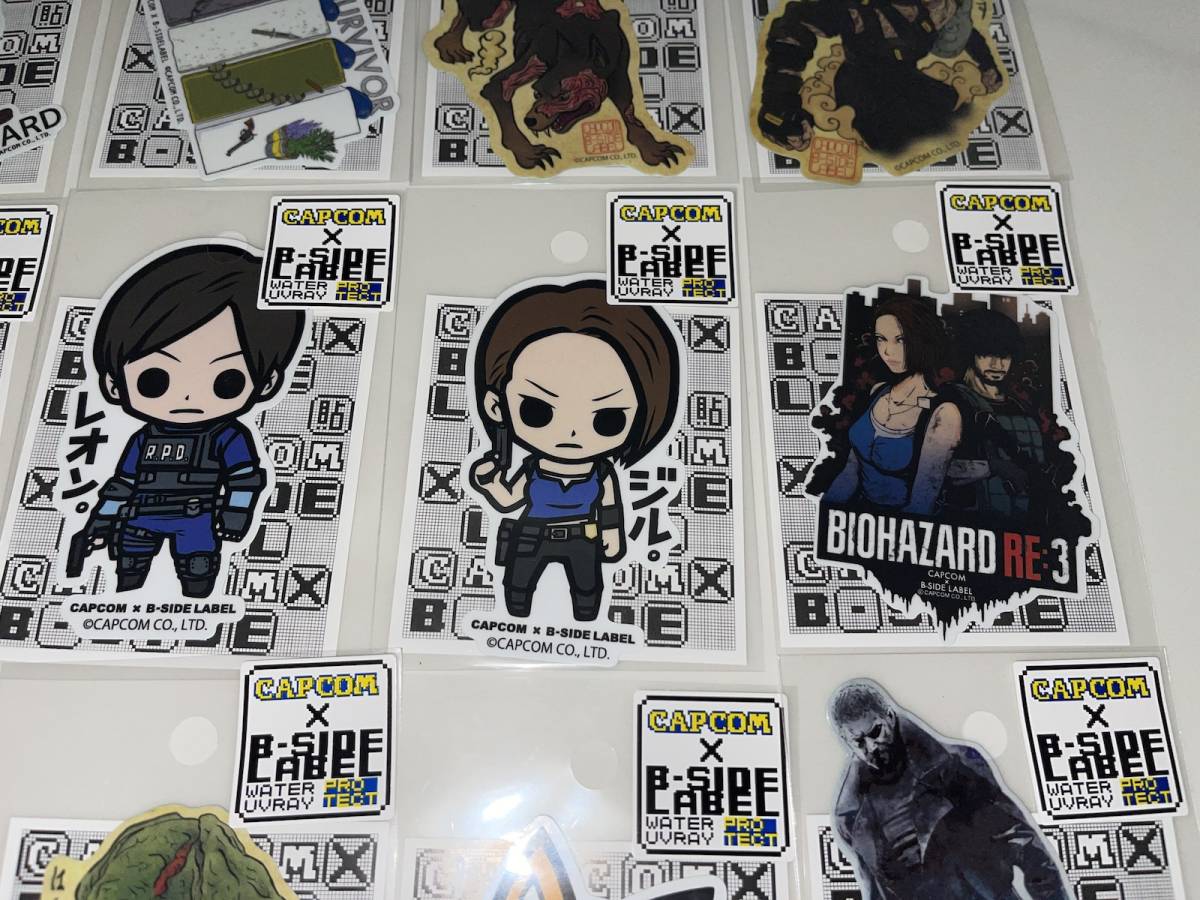 バイオハザード RE 2 3 Resident Evil BIOHAZARD CAPCOM×B-SIDE LABEL 