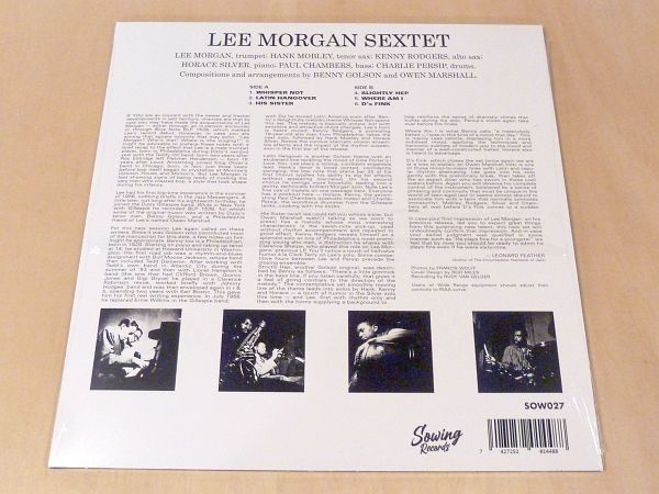 Morgan Lee 0 Vol. リー・モーガン .: （リーモーガン） Sextet Volume