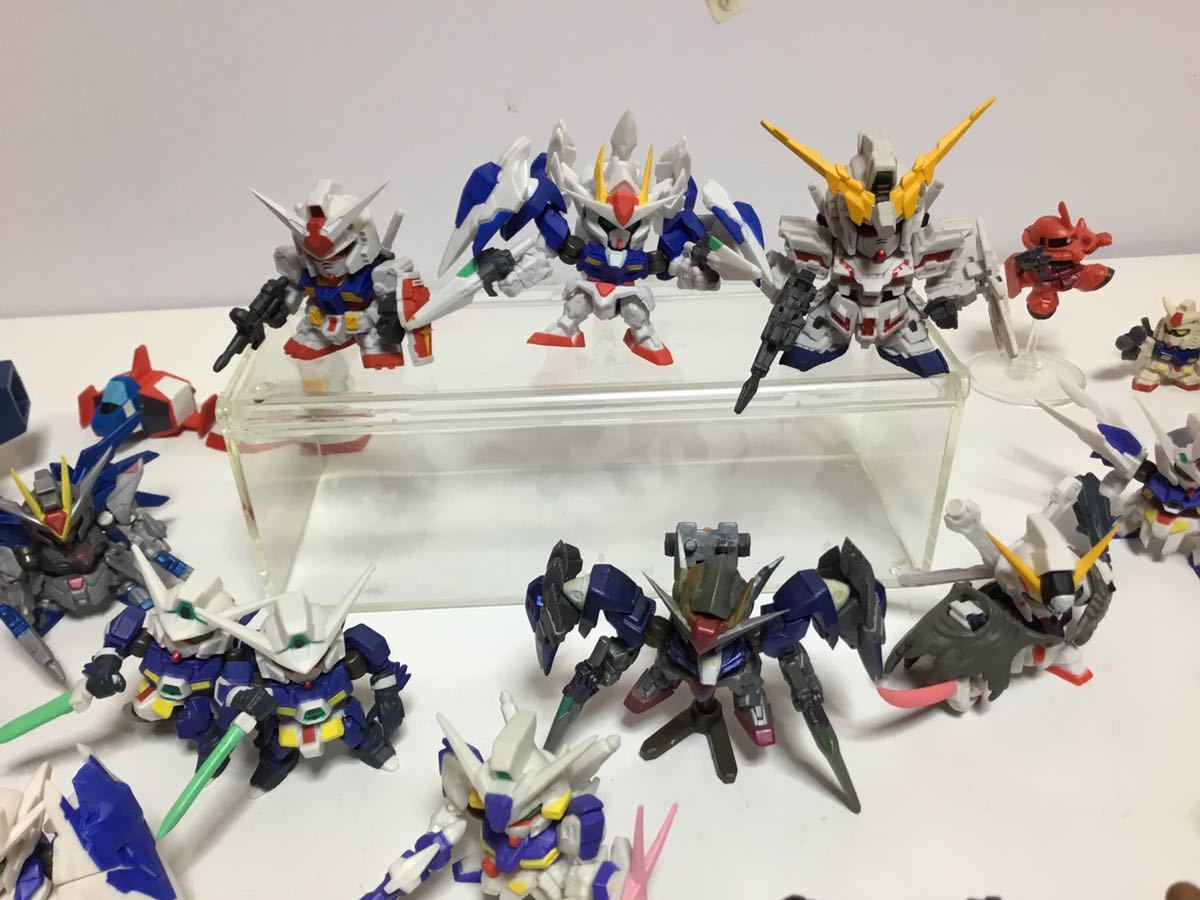 ガンダム FW GUNDAM ユニコーン ZZ ゼータ SD フィギュア 美品 大量 