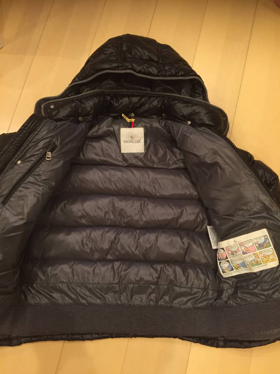 美品 モンクレール CLASSE1 ブラック メンズ 正規品 高級クリーニング 