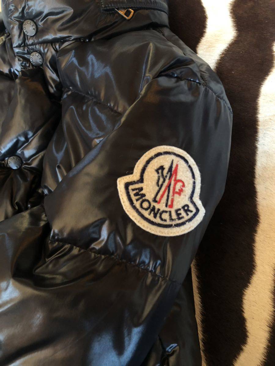 1円スタート10 モンクレール　エベレス MONCLER EVERST ダウンジャケット デカロゴワッペン　廃盤品　本物　黒　ブラック コマずれ モンクレール MONCLER エベレスト HIRAISHIYA PROSHOP フルジップ