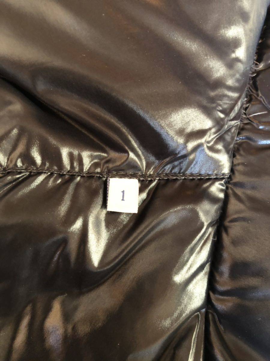 1円スタート10 モンクレール　エベレス MONCLER EVERST ダウンジャケット デカロゴワッペン　廃盤品　本物　黒　ブラック コマずれ モンクレール MONCLER エベレスト HIRAISHIYA PROSHOP フルジップ