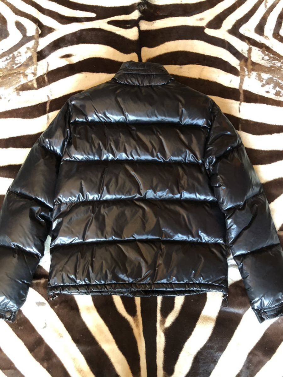 1円スタート10 モンクレール　エベレス MONCLER EVERST ダウンジャケット デカロゴワッペン　廃盤品　本物　黒　ブラック コマずれ モンクレール MONCLER エベレスト HIRAISHIYA PROSHOP フルジップ