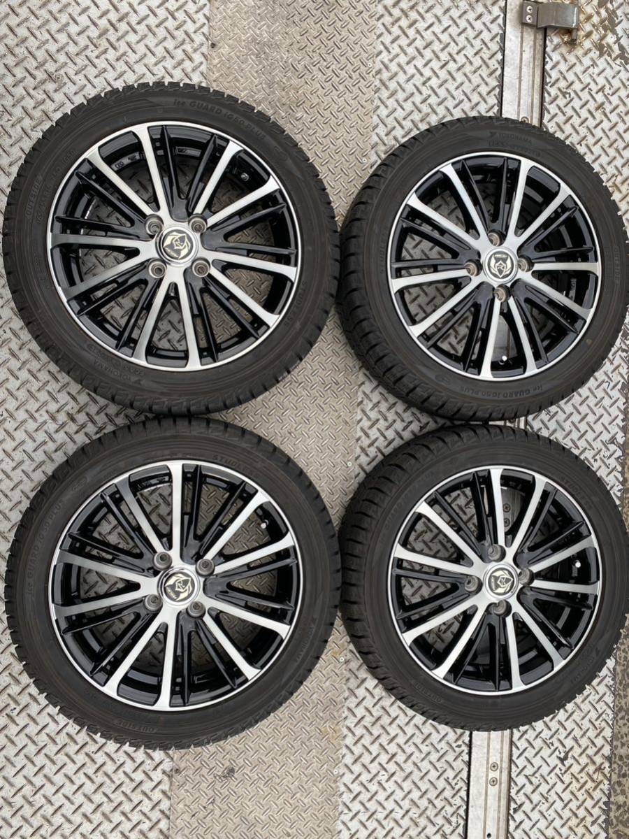 Arreestアルミホイール15インチ6J+53 PCD114.3タイヤ付き4本セツト