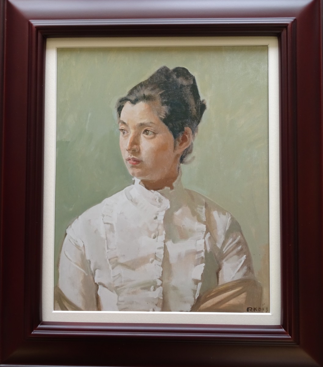 作者名： ・小磯 良平 ・画題： ・婦人像 ・技法： ・油彩画（複製 